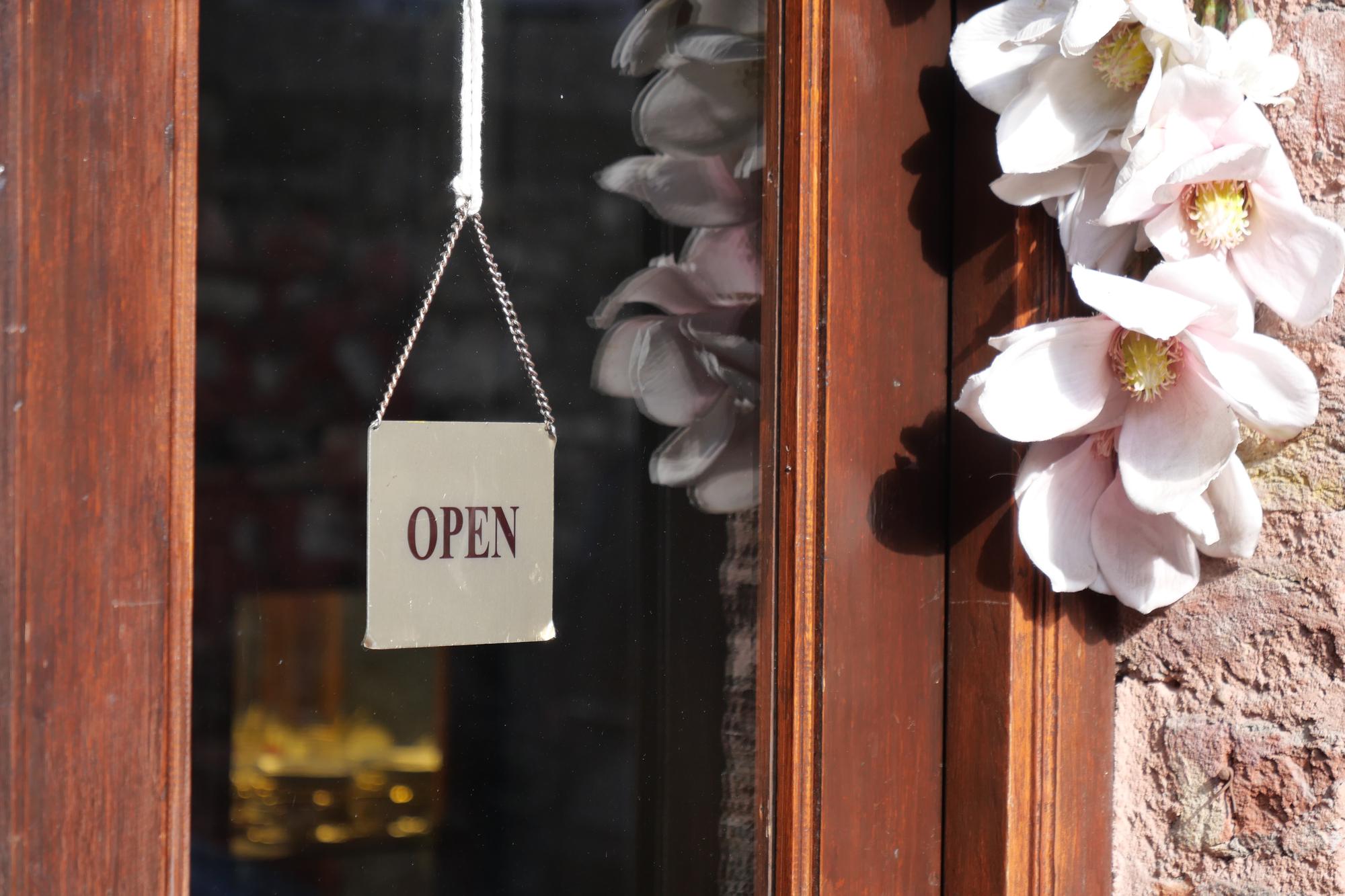 atelier storefront and entrance
